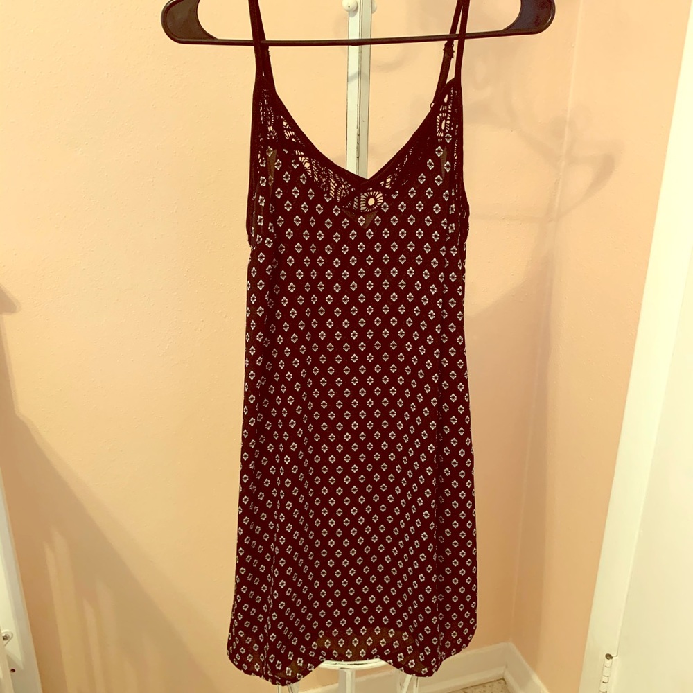 Little black flower dress